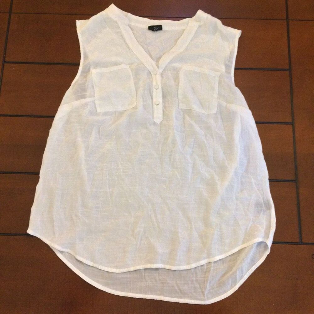 Torrid white tank blouse summer 2x